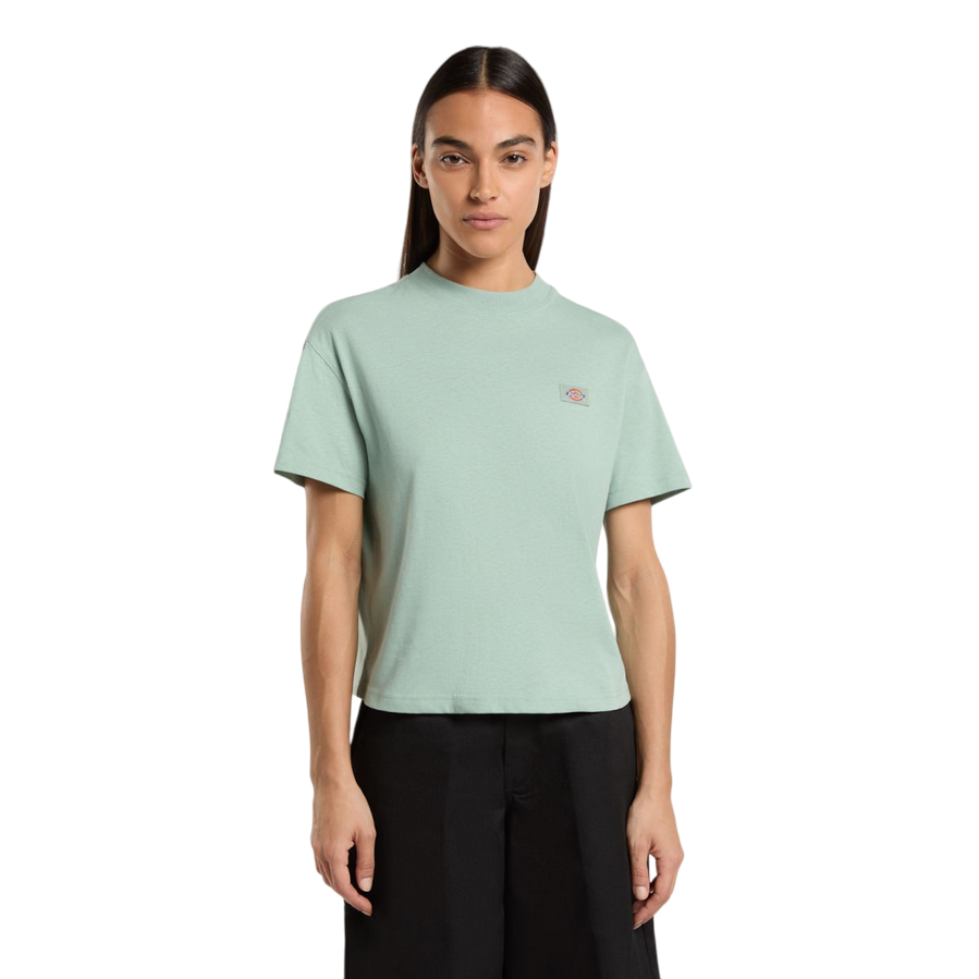Dickies maglietta manica corta da donna Oakport DK0A4XEDBLK361 salvia