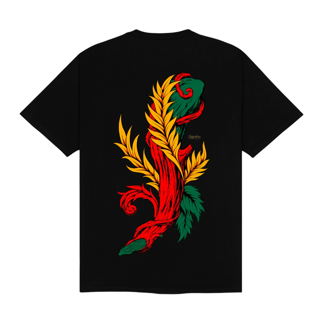 Dolly Noire T-shirt Uomo Asso di Bastoni Nero TS919-TT-01