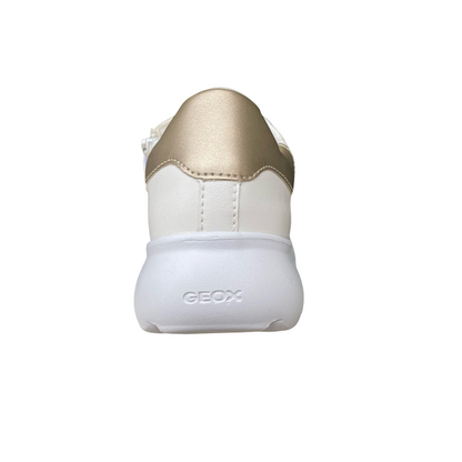 Geox scarpa sneakers da ragazza Puffypop 8056226640881 bianco-platino