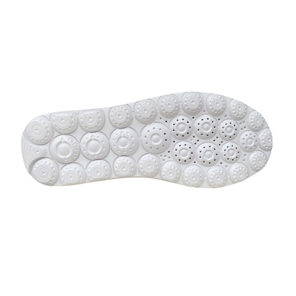 Geox scarpa sneakers da ragazza Puffypop 8056226640881 bianco-platino