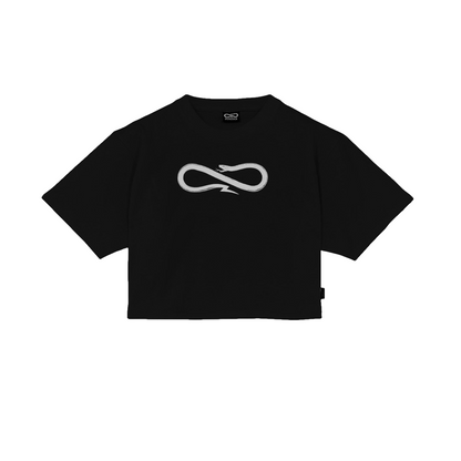 Propaganda maglietta cropped manica corta Logo Classic 25SSPRTS963 nero