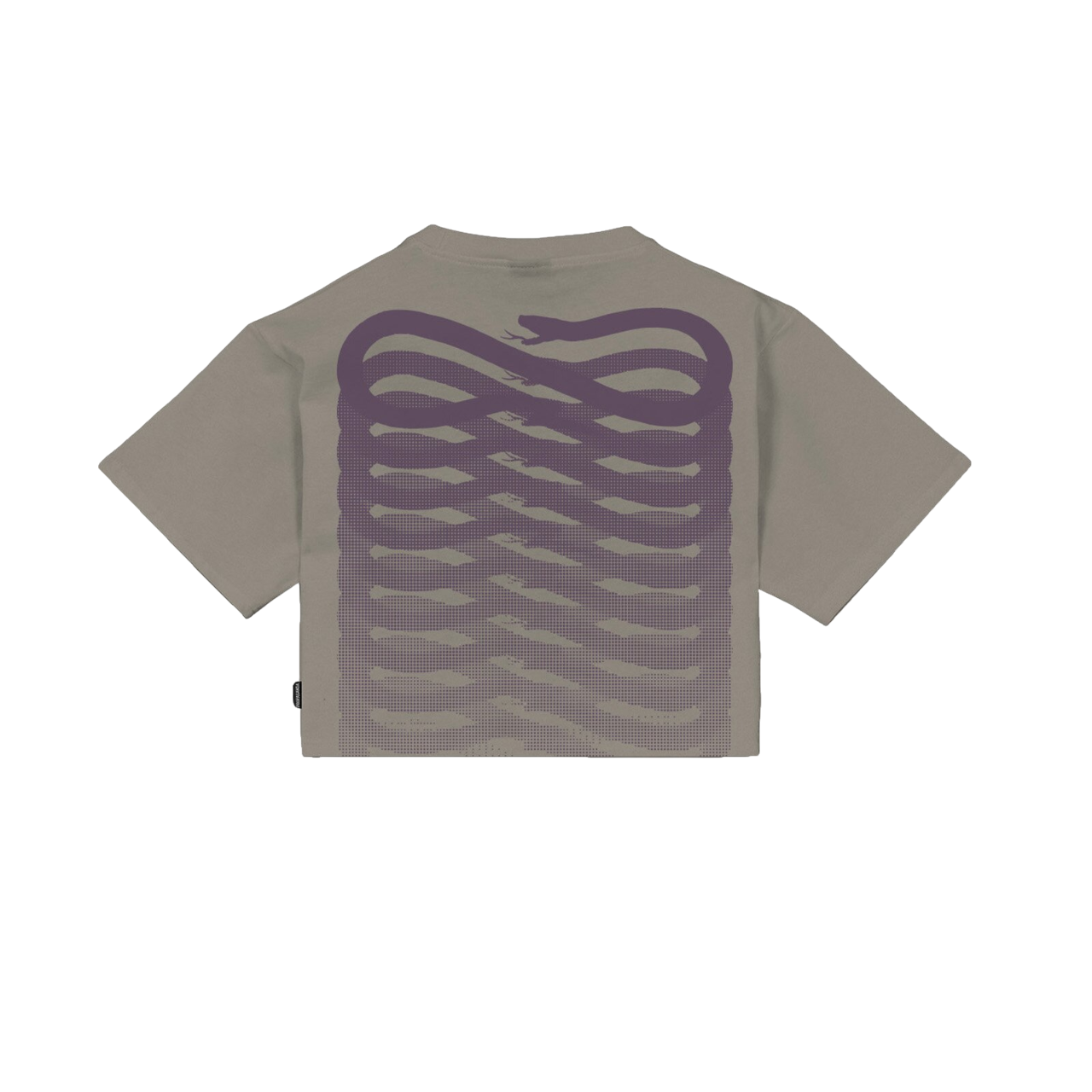 Propaganda maglietta cropped manica corta Ribs 25SSPRTS977 sabbia