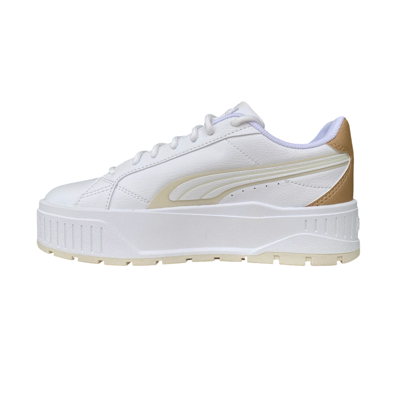 Puma Scarpa sneakers da donna Karmen II Aqua Metal 401614-02 bianco-neve