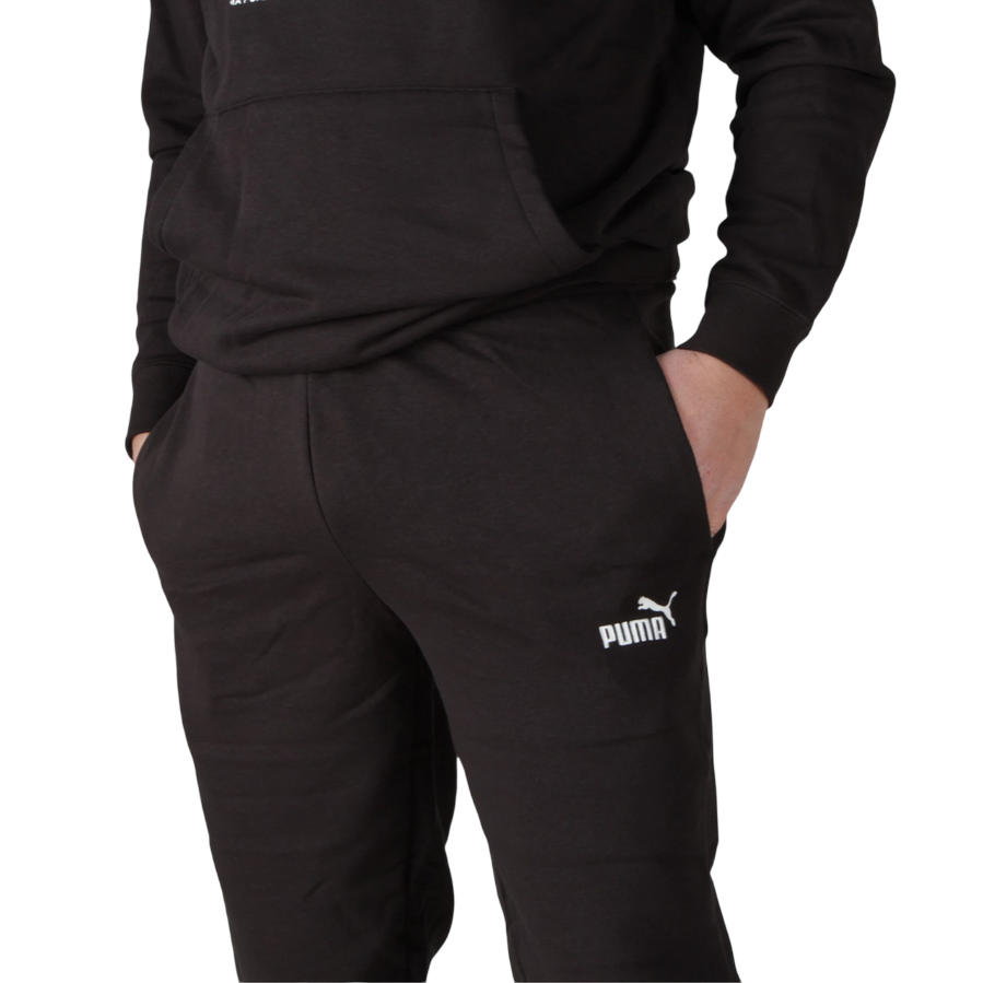 Puma pantalone sportivo da uomo Essential Logo slim 682644-01 nero