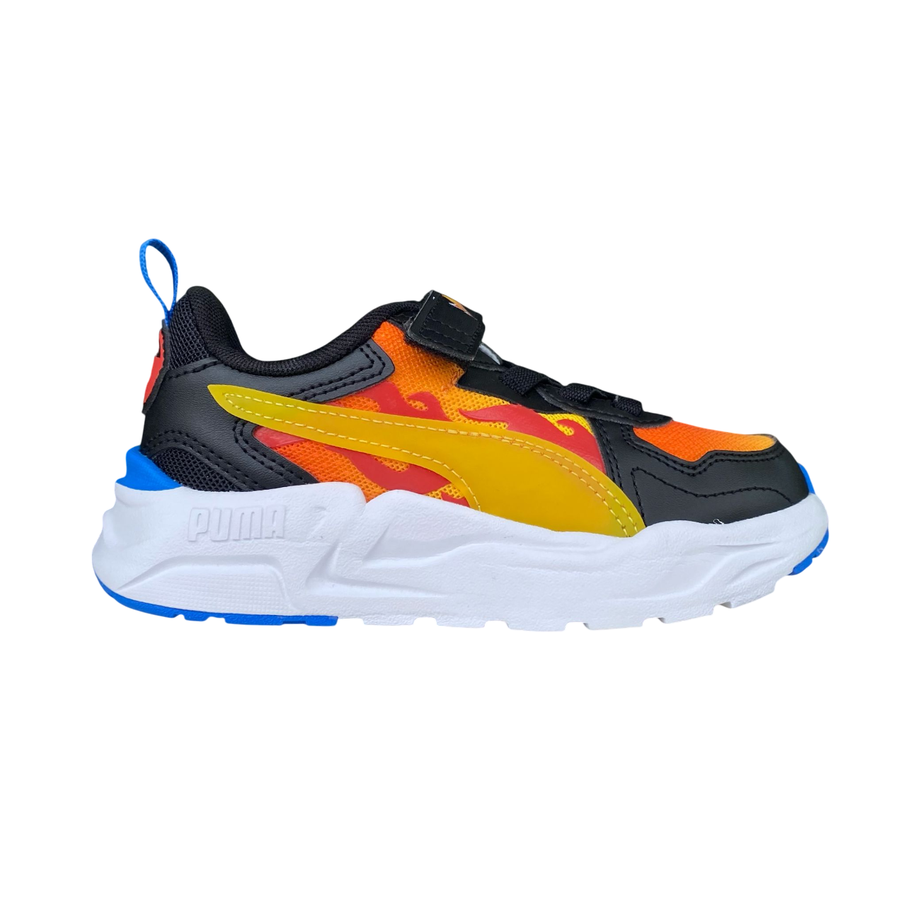 Puma scarpa da ginnastica junior Trinity Lite Hot Wheels 401407-01 nero-acero-fuoco
