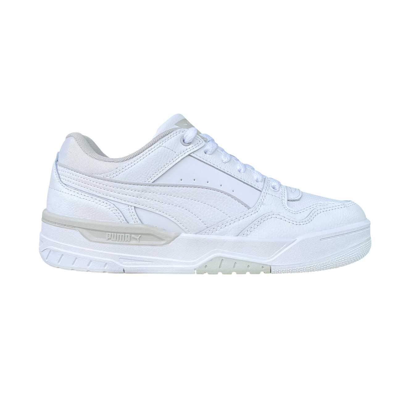 Puma scarpa sneakers da uomo Rebound Retro 400197-01 bianco-grigio chiaro