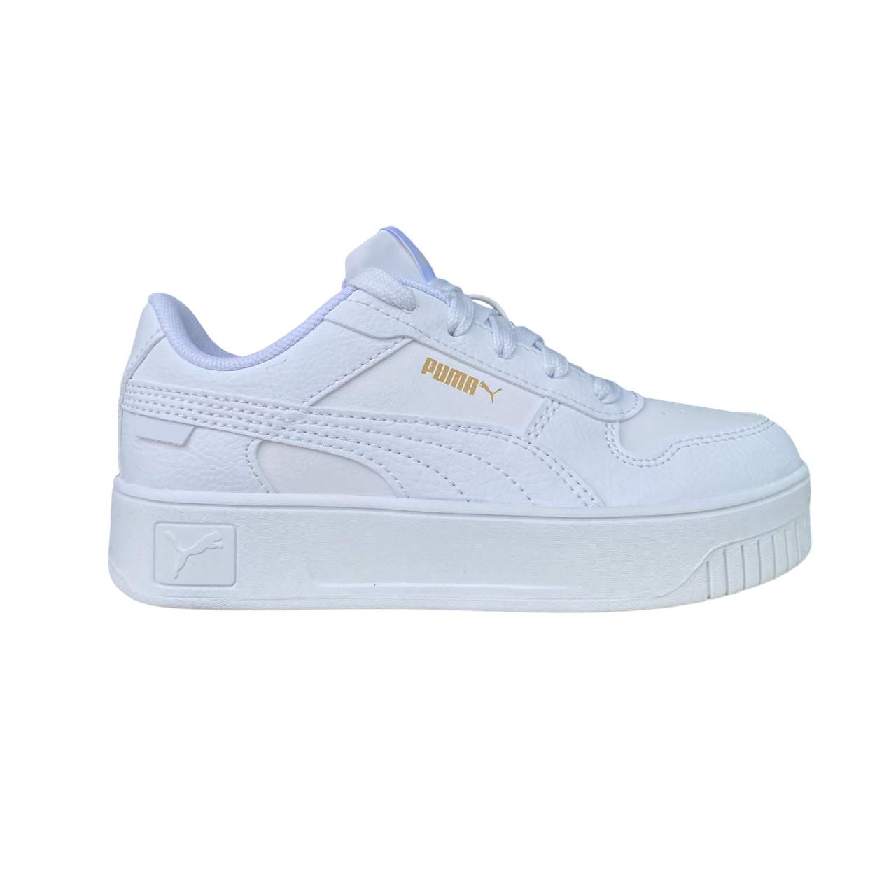 Puma scarpa sneakers junior Carina Street 393847-01 bianco