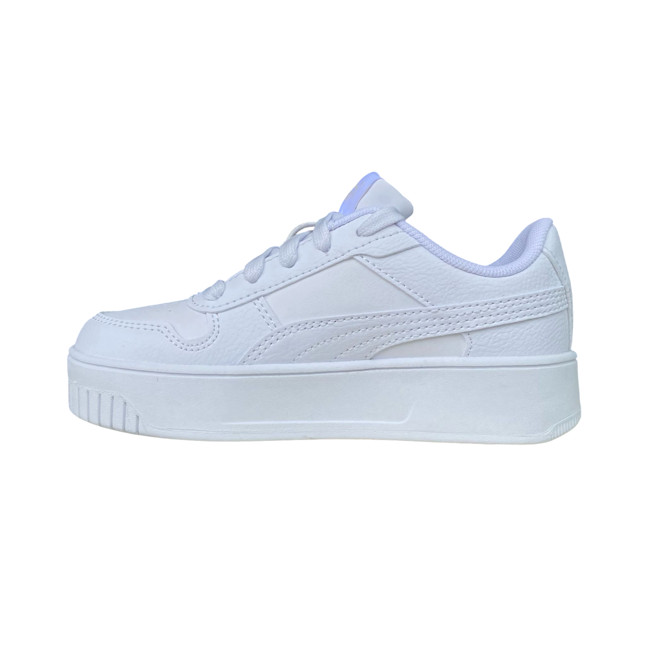 Puma scarpa sneakers junior Carina Street 393847-01 bianco
