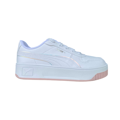 Puma scarpa sneakers junior Carina Street Holo 2.0 398285-01 bianco-malva