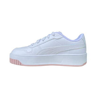 Puma scarpa sneakers junior Carina Street Holo 2.0 398285-01 bianco-malva