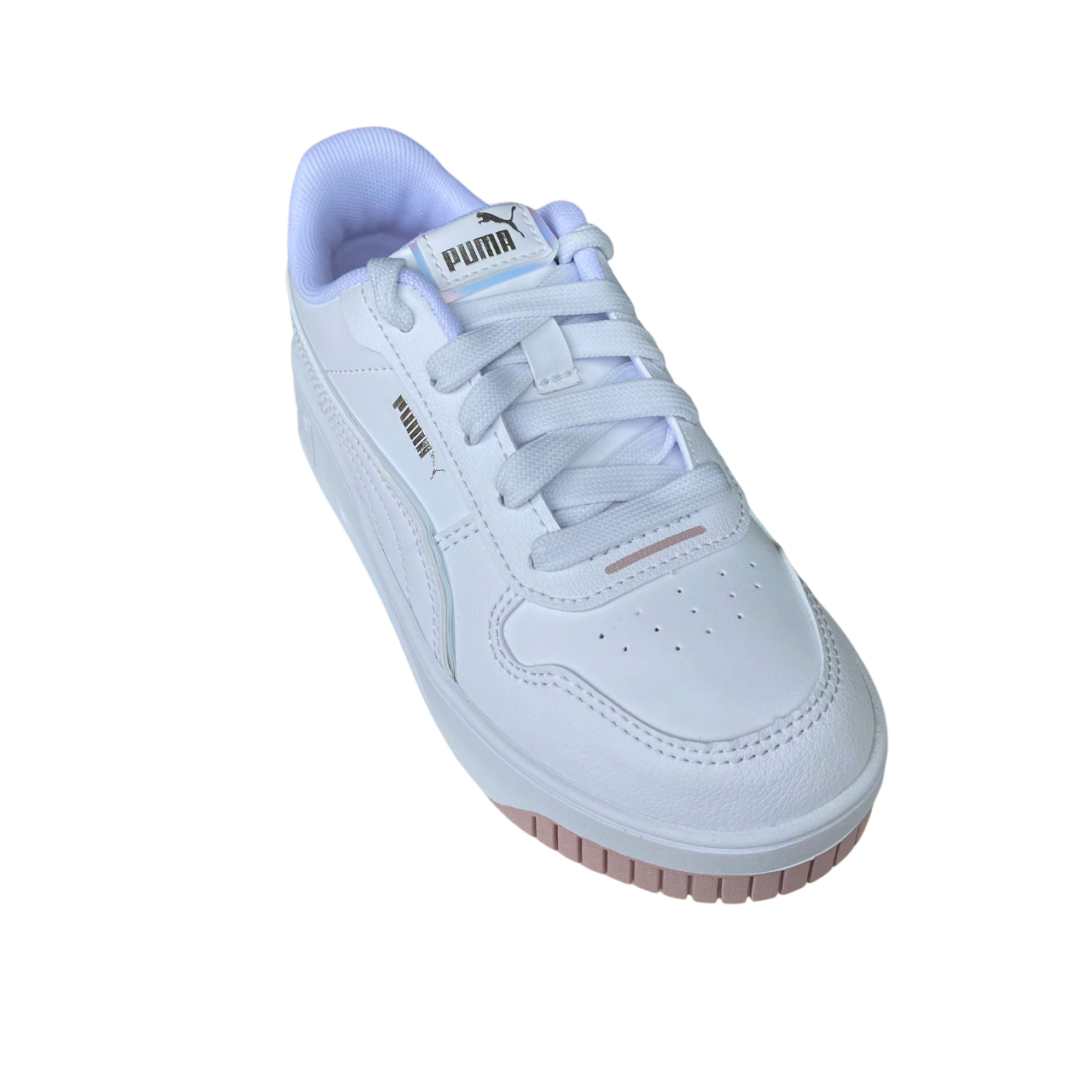 Puma scarpa sneakers junior Carina Street Holo 2.0 398285-01 bianco-malva