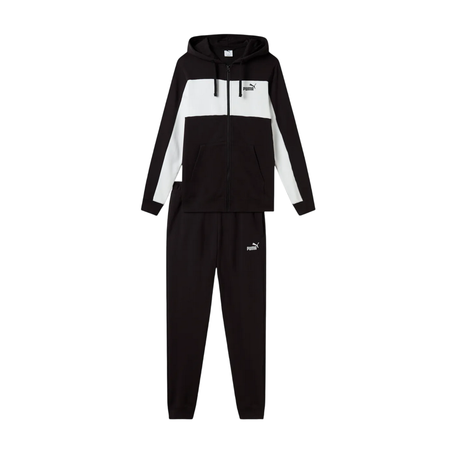 Puma tuta sportiva da uomo con cappuccio Block 688965-01 nero