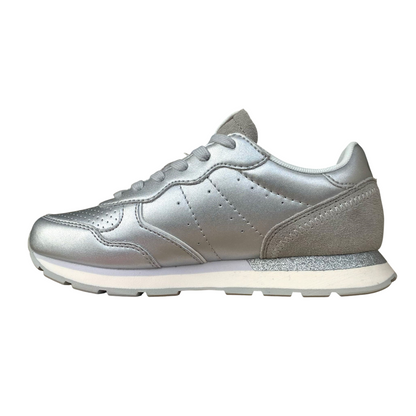 Sun68 scarpa sneaker da ragazza in pelle Big Ally Z35408T 44 argento