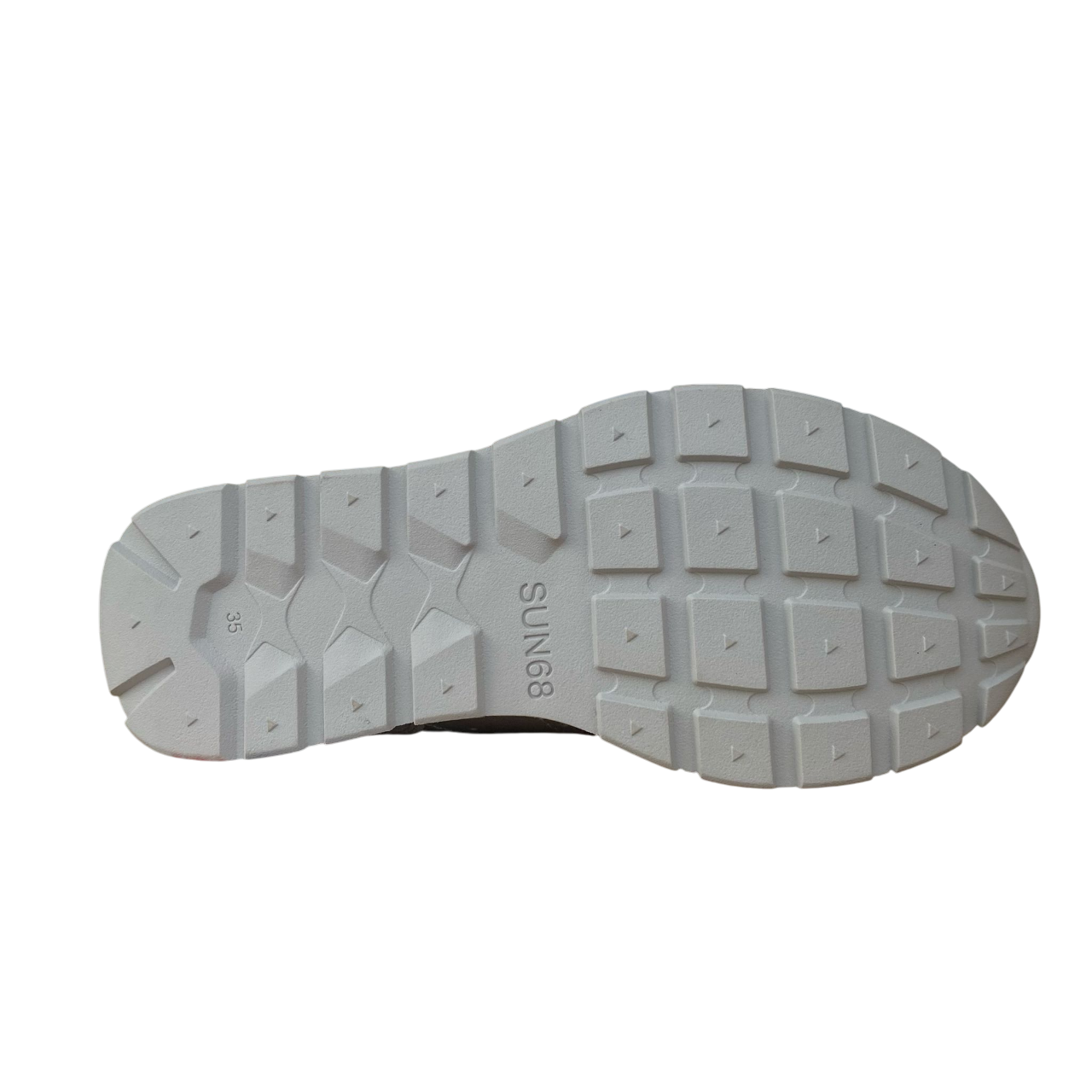 Sun68 scarpa sneaker da ragazza in pelle Big Ally Z35408T 44 argento