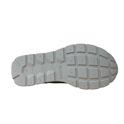 Sun68 scarpa sneaker da ragazza in pelle Big Ally Z35408T 44 argento