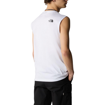The North Face Simple Dome Canotta Uomo Bianco - NF0A87R3FN4