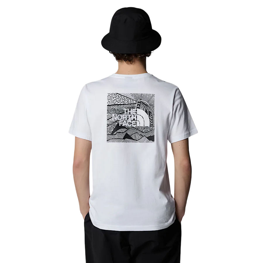 The North Face maglietta manica corta da uomo Redbox Celebration NF0A87NVFN4 bianco