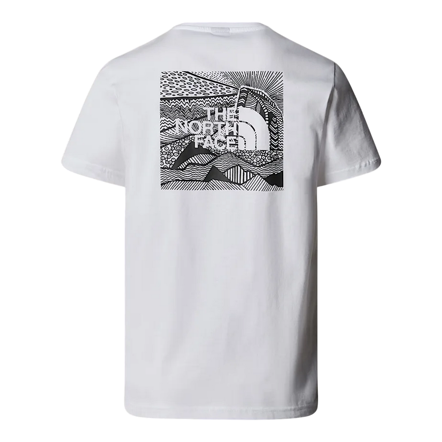 The North Face maglietta manica corta da uomo Redbox Celebration NF0A87NVFN4 bianco