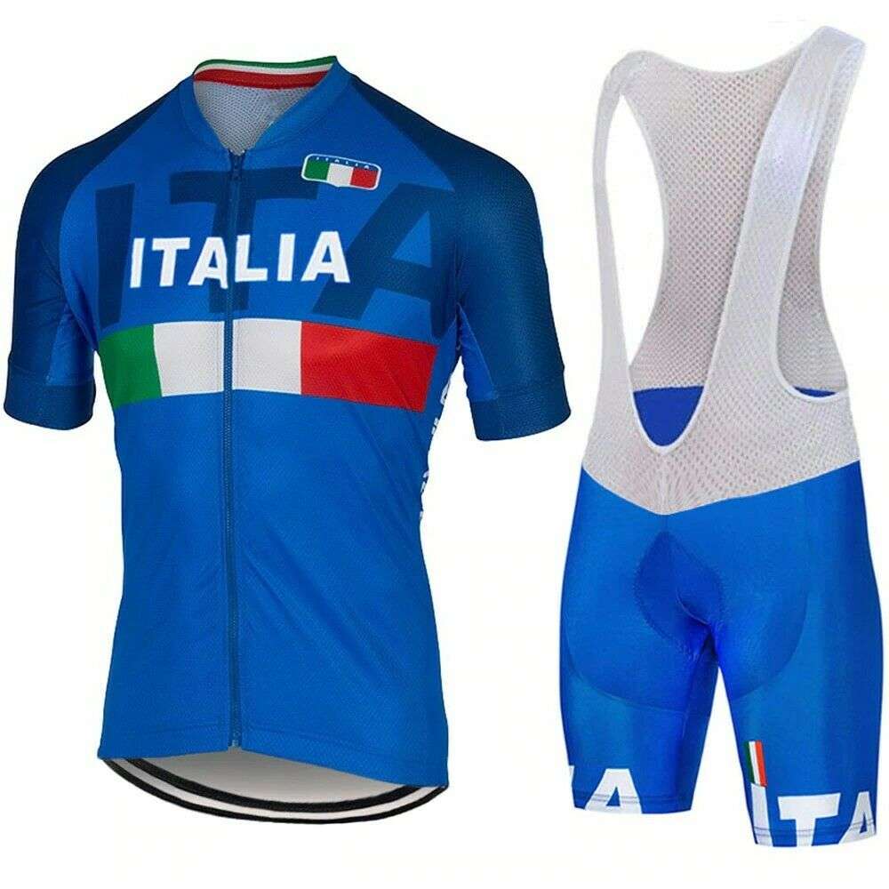 Completino Ciclismo Italia Uomo – Maglia + Pantaloncini Estate