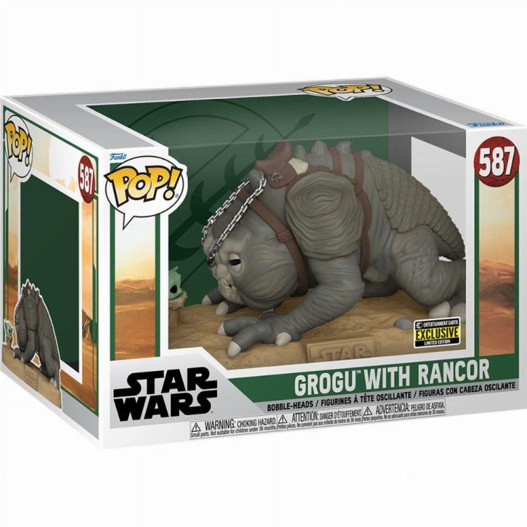 Funko Pop! Star Wars (587) Grogu mit Rancor Exklusive Vinylfigur 25cm