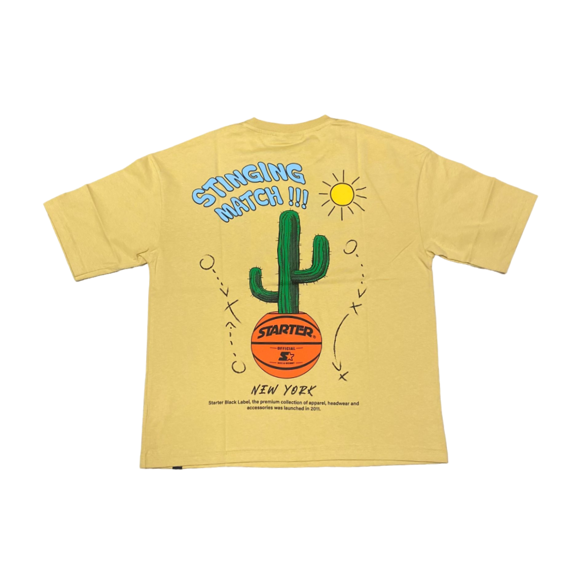 Men's Starter Short Sleeve Cotton T-Shirt 74055 Stone