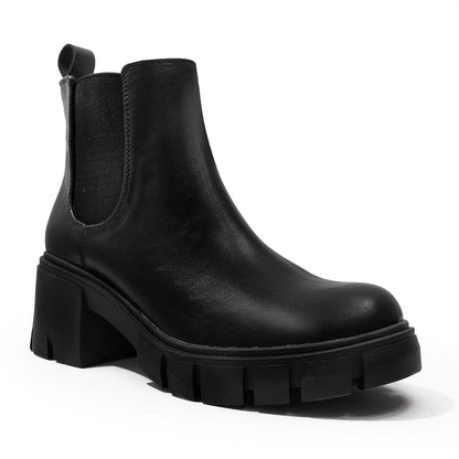 Stivali Donna Tacco Largo e Suola Spessa | Stivaletti Platform Eleganti e Comodi
