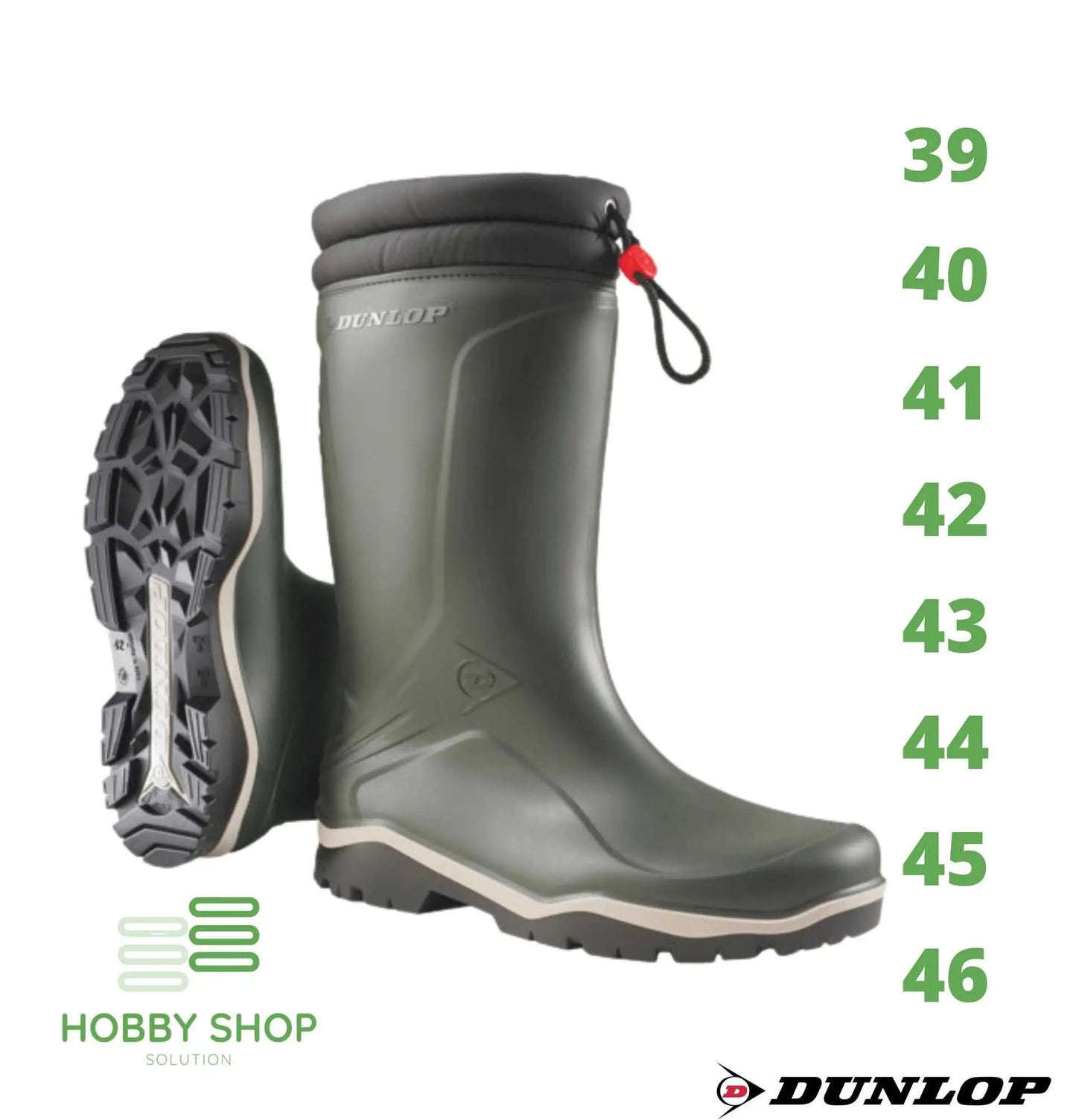 Dunlop Blizzard Stiefel - Innenfutter aus Webpelz, warm bis -15°C