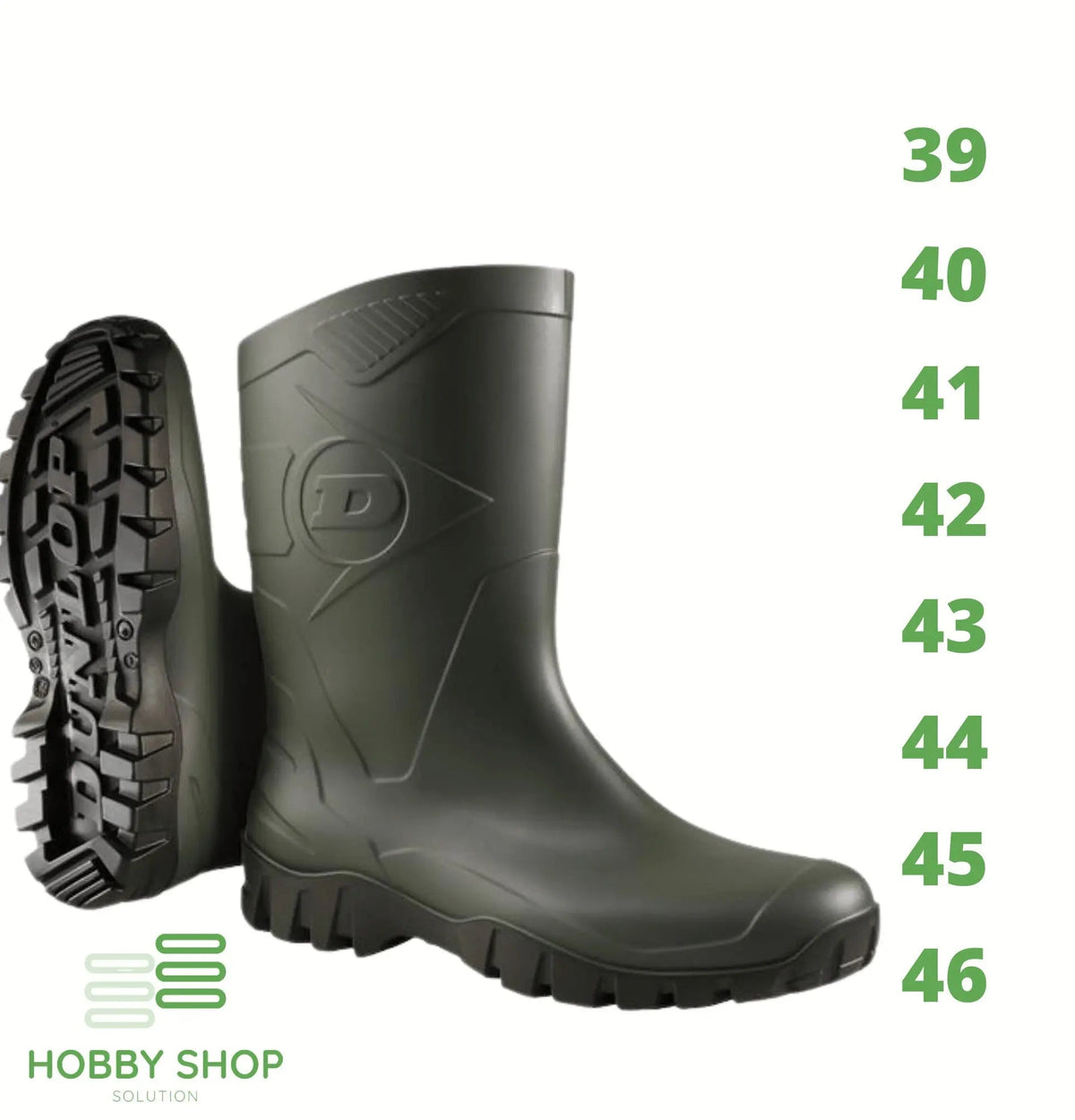 Dunlop Dee Ankle Boots - Soft PVC, anti-slip sole