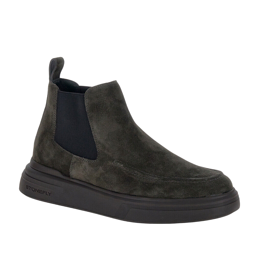Stonefly - Stivaletto Chelsea Uomo Phoenix 4 221595-051 Grigio Scuro