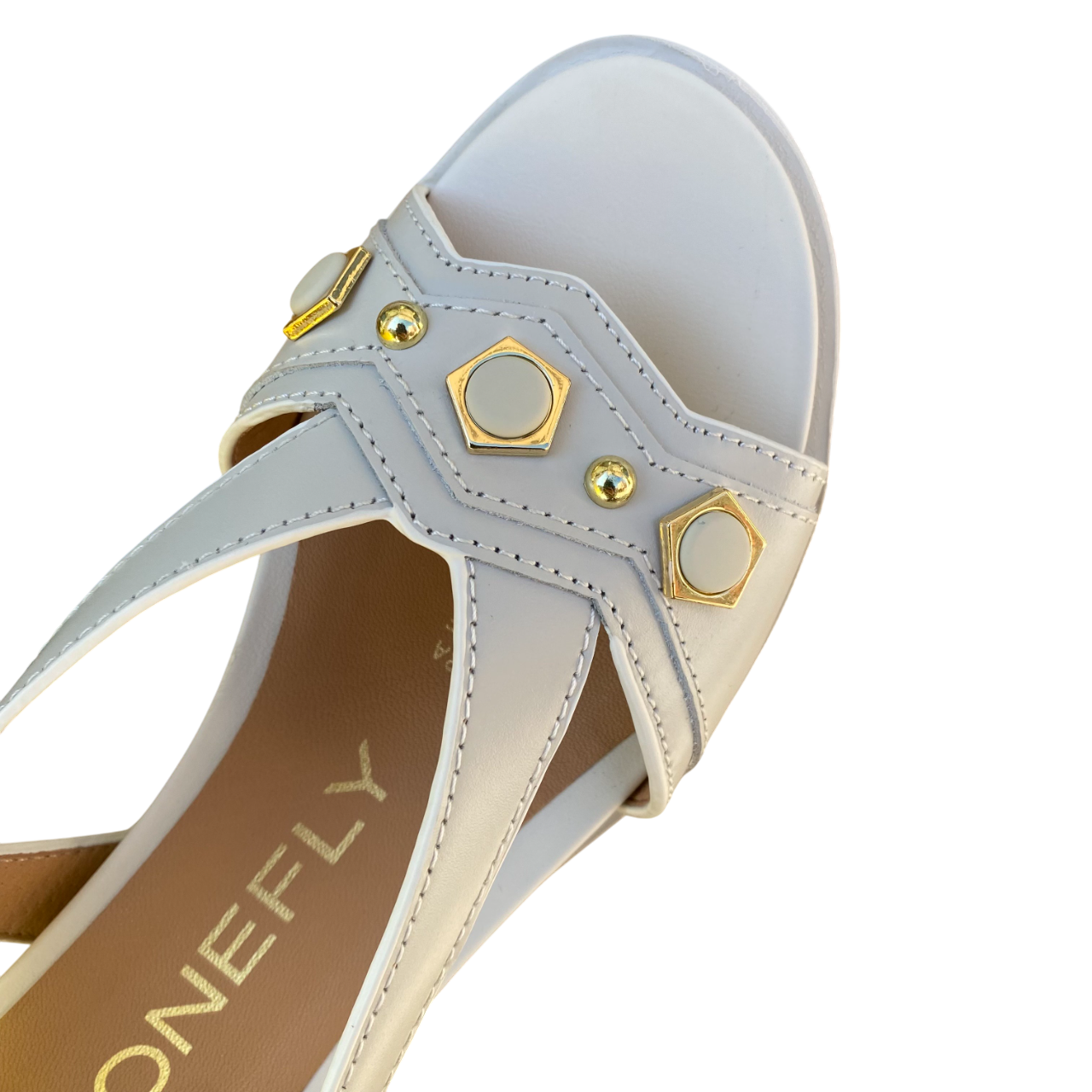 Stonefly Parky 34 Sandalo Donna Zeppa Bianco - 222412-151