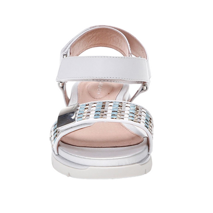 Stonefly sandalo casual da donna Elody 11 Nappa Sintetico Intreccio 213861 150 bianco