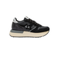 Sun68 – Women's Big Stargirl Sneaker Z45222 11 Black | Urban Glitter Running Style, Comfort and Laminated Details
