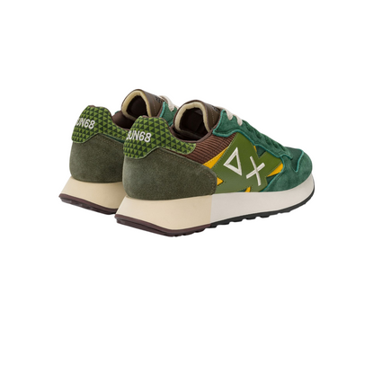 Sun68 – Sneaker Uomo Jaki Winter Volpe Z45117 93 | Comfort Invernale, Nylon e Suede Resistente, Stile Running con Dettaglio Grafico