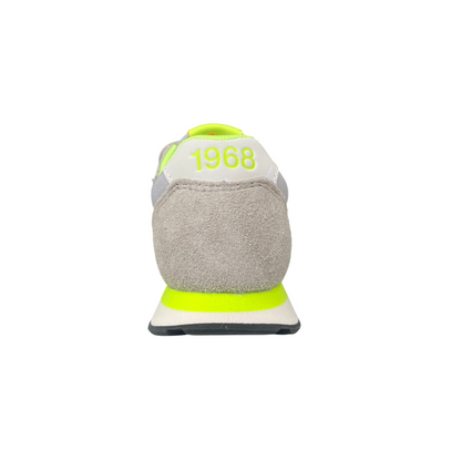 Sun68 scarpa sneakers da bambino con strappo Tom Fluo Z35302B 06 grigio chiaro