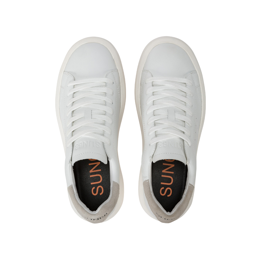 Sun68 Big Boy Z44144 01 Sneakers Uomo Pelle Bianco