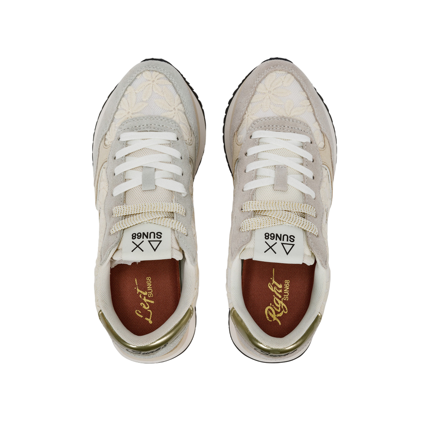 Sun68 scarpa sneakers da donna Big Lace Z34209 01 bianco
