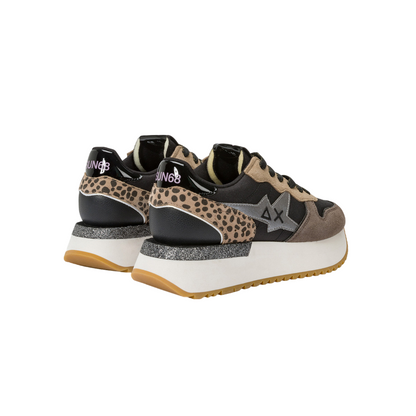 Sun68 Big Stargirl Mix Z44218-11 Sneakers Donna Nero