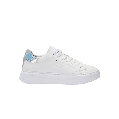 Sun68 Grace Leather Z34226-0144 Bianco-Argento