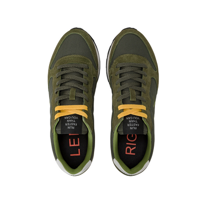 Sun68 Tom Solid Sneakers Uomo Verde Militare - Z44101 74