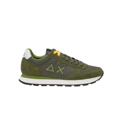 Sun68 Tom Solid Sneakers Uomo Verde Militare - Z44101 74