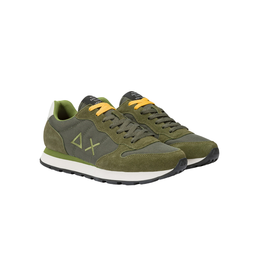 Sun68 Tom Solid Sneakers Uomo Verde Militare - Z44101 74