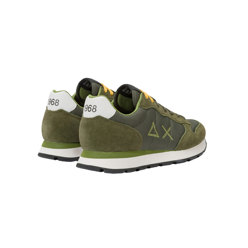 Sun68 Tom Solid Sneakers Uomo Verde Militare - Z44101 74