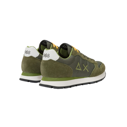 Sun68 Tom Solid Sneakers Uomo Verde Militare - Z44101 74