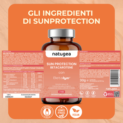 Betacarotene -  Acceleratore di abbronzatura con antiossidanti