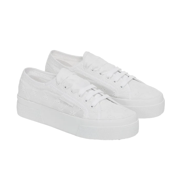 Superga 2740 Flower Sangallo Lifestyle Sneakers Donna Bianco - S2148KW