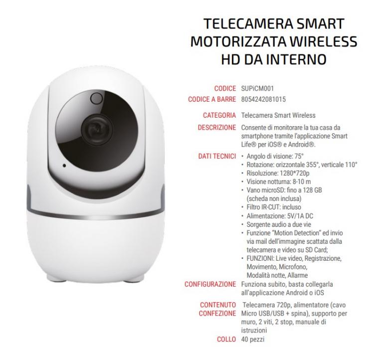 Überlegene Sicherheit | WLAN-Innenkamera 360° HD IP Alexa Google Smartlife