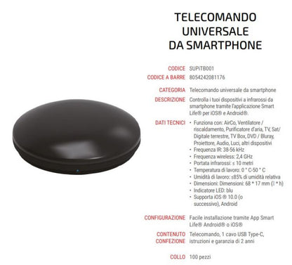Überlegene Universal-Smart-IR-Fernbedienung vom Smartphone, kompatibel mit Alexa Google