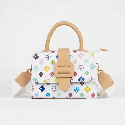 Sweet Years Mini Borsa a Tracolla in Ecopelle con Stampa Floreale