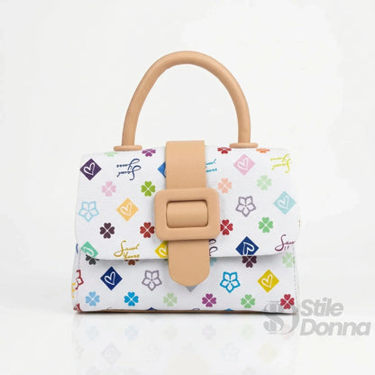 Sweet Years Mini Borsa a Tracolla in Ecopelle con Stampa Floreale