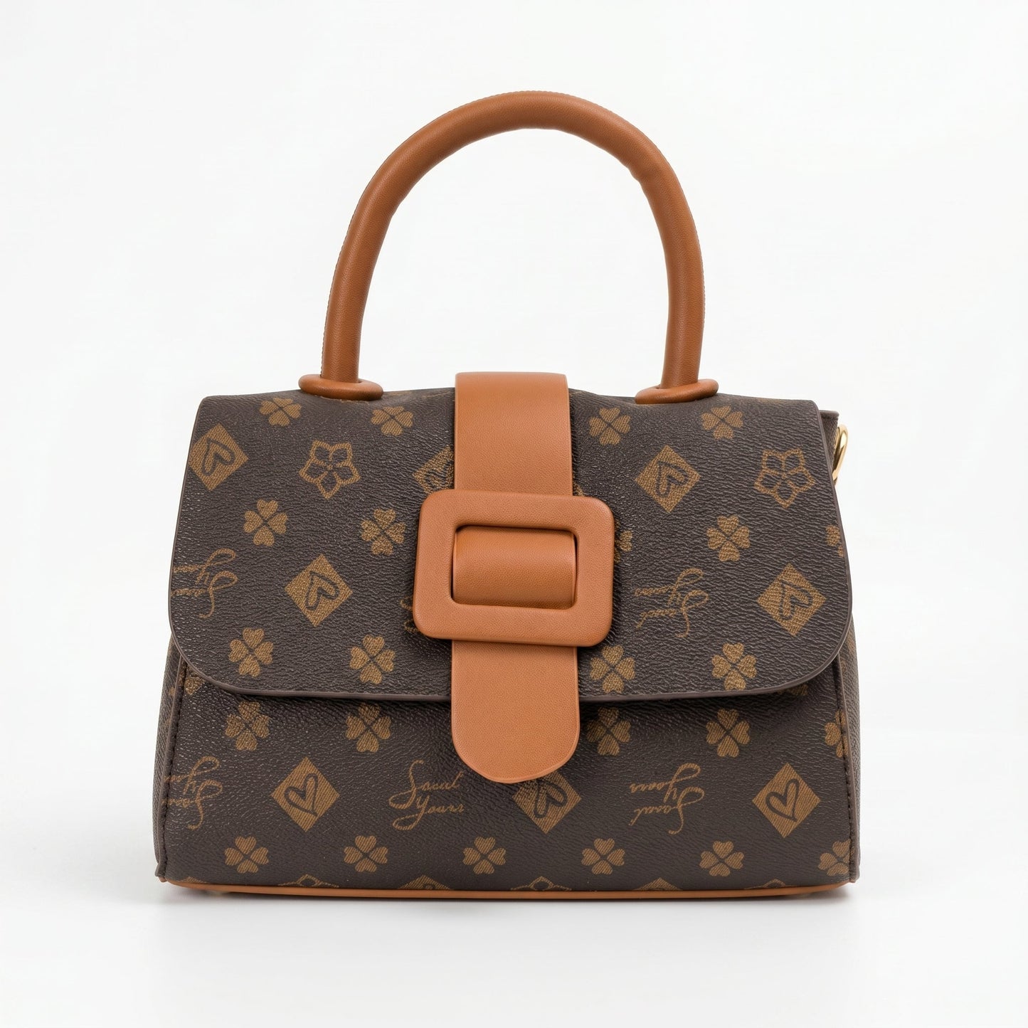Sweet Years Mini Borsa a Tracolla in Ecopelle con Stampa Floreale